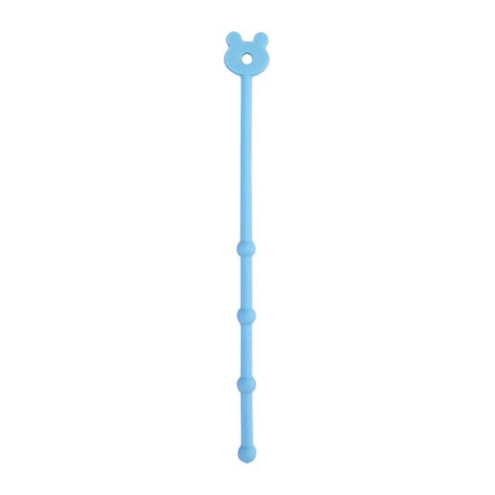 Silicone Cable Ties Reusable Bear Shaped Bag Sealing Zip Tie Multi-Purpose Twist Tie for Food Storage Wire Management