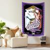 Anime JoJos Bizarre Adventure Tapestry Funny Comic Room Decor Wall Hanging Carpets Dormitory Bedroom Background Cloth