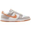 Nike Dunk Anti Slip Wear Resistant Low Top Skateboard Shoes Men's Gray Orange