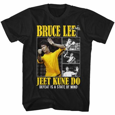 T-shirt da adulto nera Bruce Lee Bruce Box