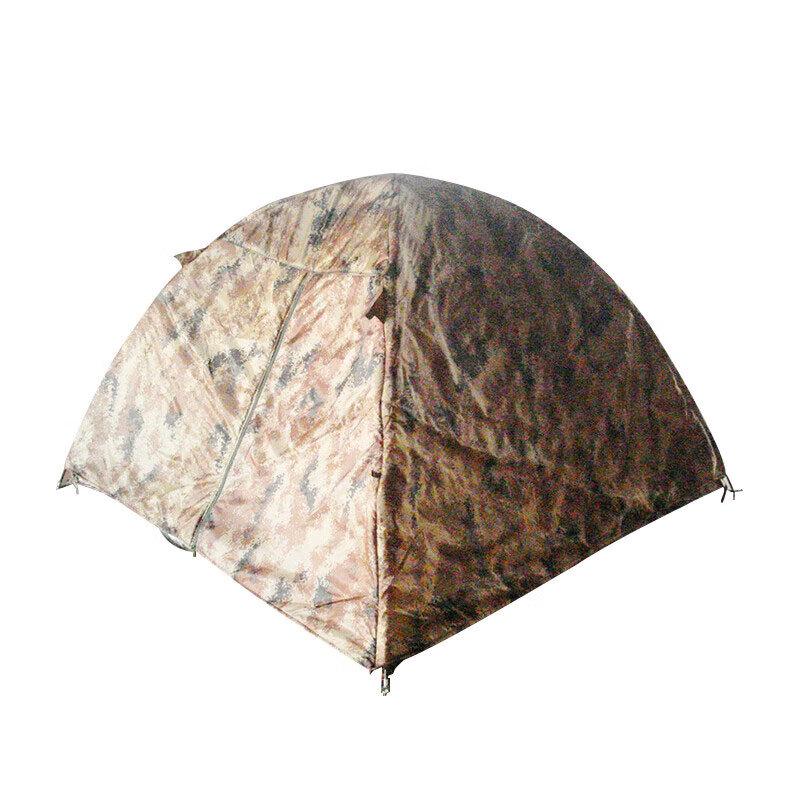 Double Person 2x2m Three-Layer Cotton Camouflage Camping Tent