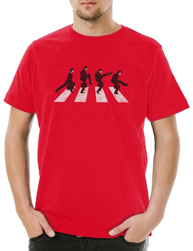 Silly Walk Road Men's T-Shirt Monty Fun Ministry of Python Walks Fun
