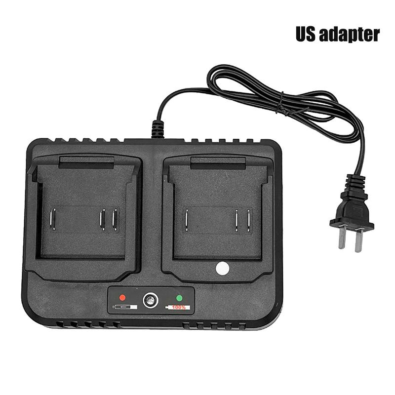Two-Seater Battery Charger 2.0A Replacement For 18V 21V Li-Ion Bl1415 Bl1420 Bl1815 Bl1830 Bl1840 Bl1860 Electric Drill Grinder