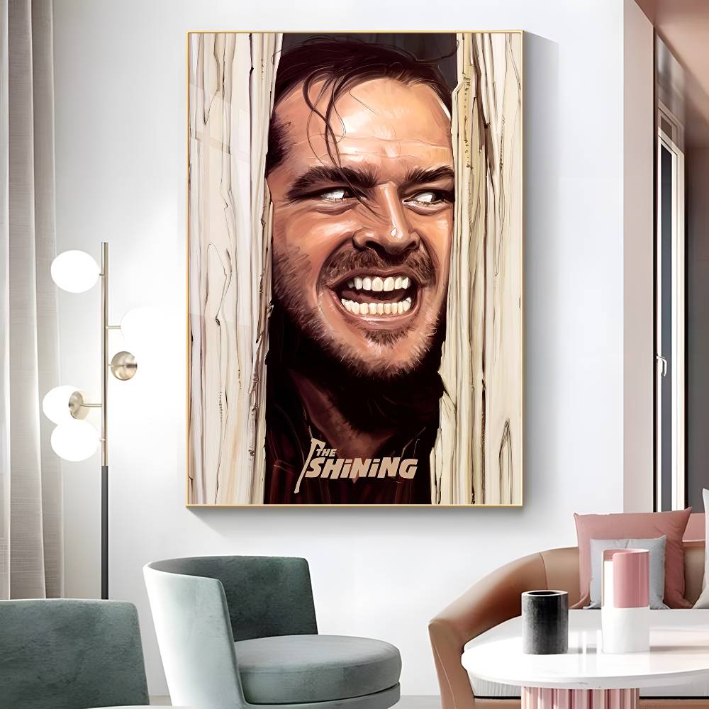 1pc The Shining Horror Movie Poster Sticker Print Waterproof Wall Art For Living Room Bedroom Home Decor