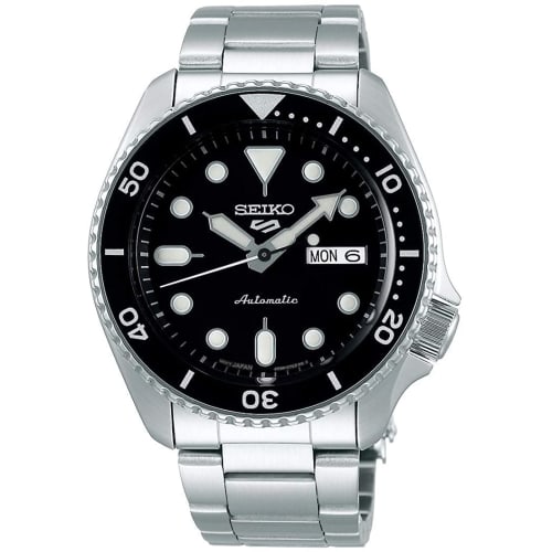 

Seiko 5 Sports SKX Sports Style Automatic Mechanical Watch, Limited Edition, Men s, Seiko Five Sports, SRPD55, Black