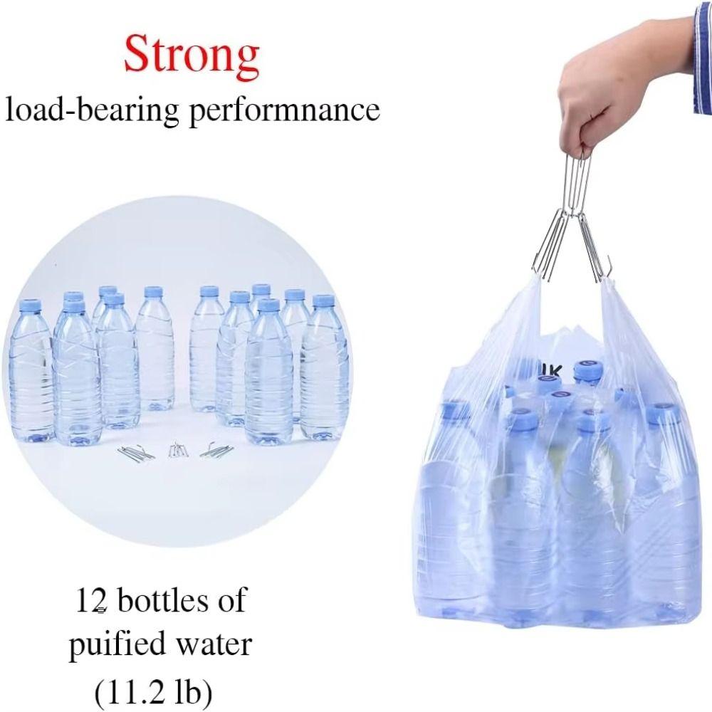 10pcs 4 Prongs Curtain Pleat Hooks Rust-Resistant DIY Curtain Hooks Stainless Steel Curtain Decorative Accessorie