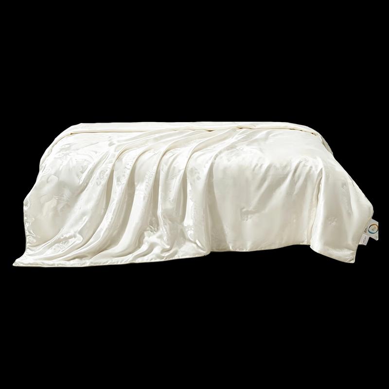 Mercury Cloud Soft Tussah Silk Jacquard Quilt