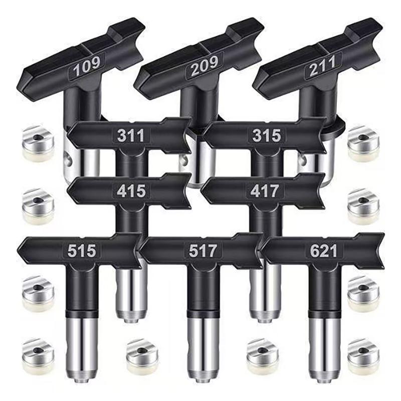 Airless Spray Nozzle Reversible Durable Tip Leak Free Easy to Clean for Home and Garden Outdoor Painting Projects
