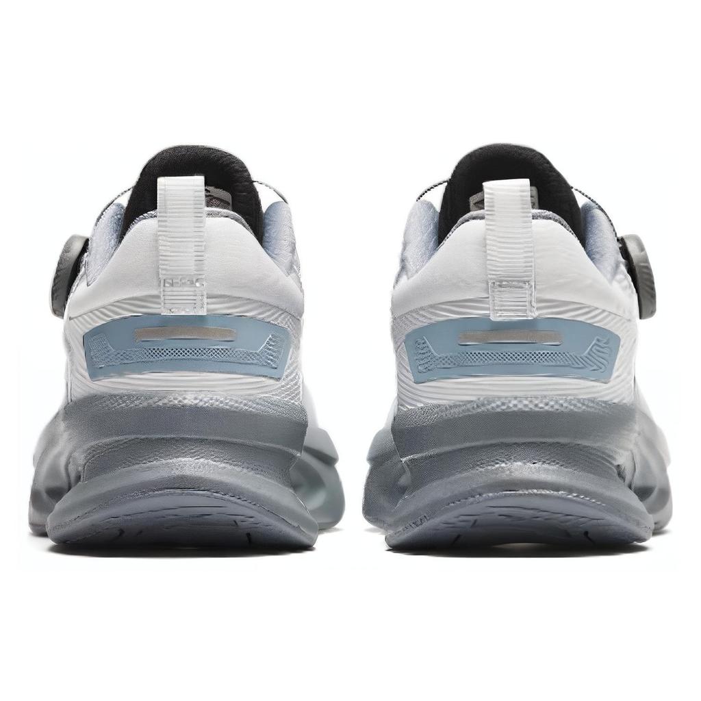 Anta Runde Zehenpartie Stoßdämpfend Abriebfest Low Top Trainingsschuhe Herren Sneaker Grau Blau 112417711-2