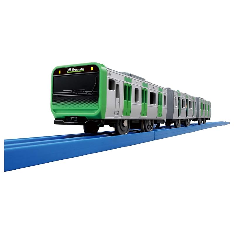 TAKARA TOMY "Plarail S-32 Door Opening E235 Series Yamanote Line" Train Toy for ages 3 and up. Meets toy safety standards and is ST mark certified.