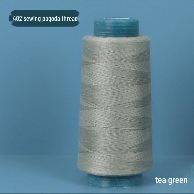 402 Polyester Thread: Black & White Sewing Thread for Hand Needlework and Household Sewing Machines