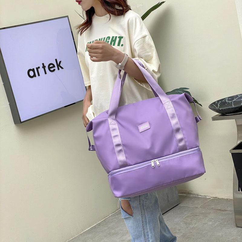 Dry and wet separation yoga fitness bag travel sports portable travel bag multi-functional travel bag