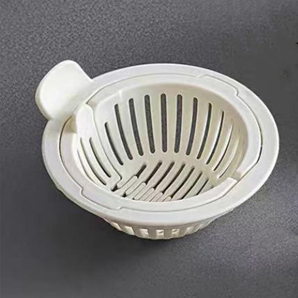 Kitchen Sink Drain Hole Filter Trap Sink Strainer ABS Bath Sink Drain Basket Tool Sink Strainer Filter