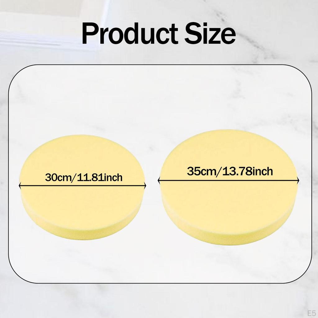 Ceramic Foam Table Runner Mat, Round, Comfortable Support Sponge Cushions, Pottery Tool for DIY