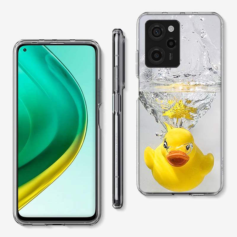 Rubber Ducks Floating in the Swimming Pool Cover Phone Case For Xiaomi Poco M8 M7 M6 M4 M3 X7 X6 X4 Pro F7 Ultra M5S Mi 14 14T 1