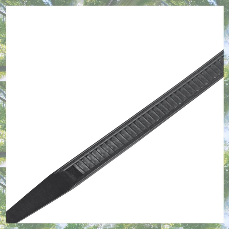 Premium-Nylon Push Mount Car Dome Cable Zip Tie, 162Mm Length, 60 Pcs, Black