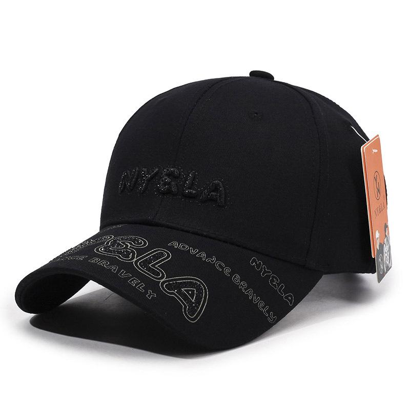 New Embroidery Ball Baseball Cap Sports Sunscreen Men's and Women's Sun Hats Breathable Versatile Casual Duck Tongue