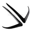 Pair Car Fog Lamp Trim Cover For Tesla Model 3 2017 2018 2019-2023 Front Bumper Fog Lamp Wind Knife Spoiler Fog Light Eyebrow