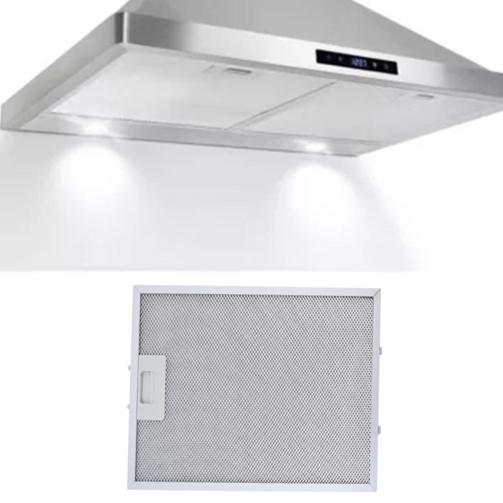 Cooker Hood Filter Aluminum Mesh Filter 5 Layer Aluminum Compatible With Most Brands Easy To Install High Efficiency