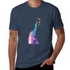 RAINBOW GALAXY SPACE KNIT TShirt Fitness Training Breathable Tee
