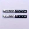 2pcs Black Edition 3D Car Body Badge Limited Edition Sticker Trunk Emblem Decal Accessorie for Car Motorcycle Bike