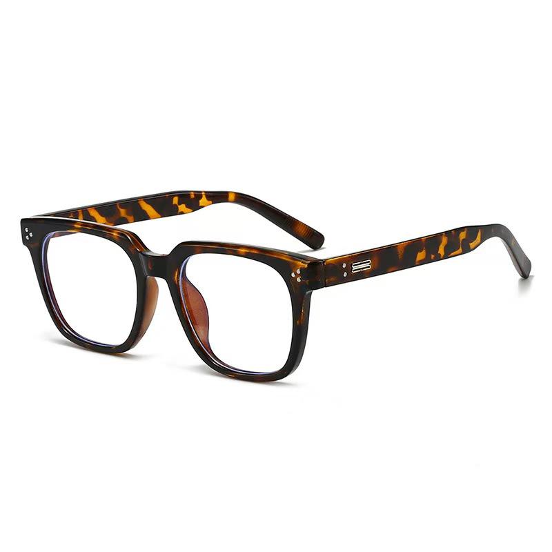 Unisex GM Eyeglass Frames: Stylish Square, Blue Light Blocking, Prescription Myopia Glasses, Perfect for Going Out