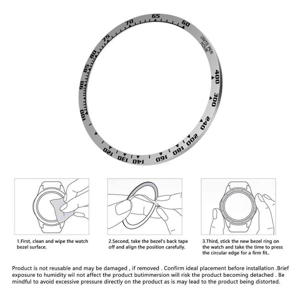 For Samsung Galaxy Watch 8 44MM 40MM Bezel Ring Cover Stainless Steel Protection Case Smart Watch Protective Frame