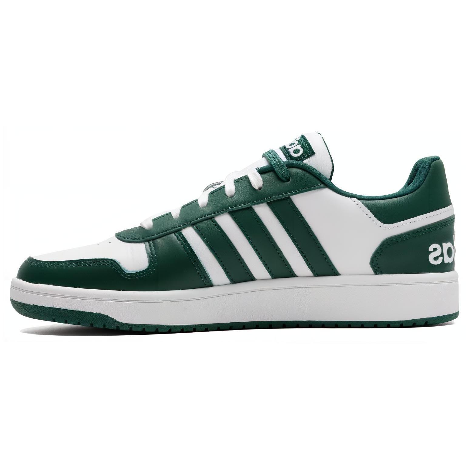 

new Adidas Hoops 2.0 Green White