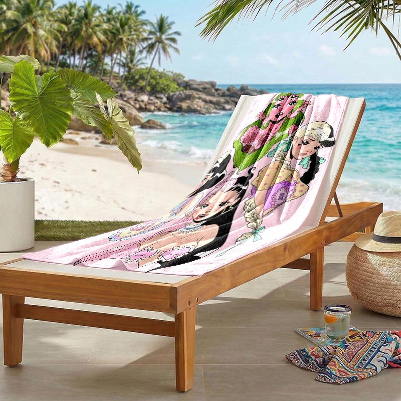Melanie Martinez Fashion Beach Towel: Ideal for Summer Adventures Soft, Absorbent and Quick Drying Suitable for Swimming and Bathing