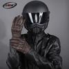 Summer Motorcycle Riding Leather Anti-Drop Breathable Gloves Touch Screen Sheepskin Vintage Biker Gear