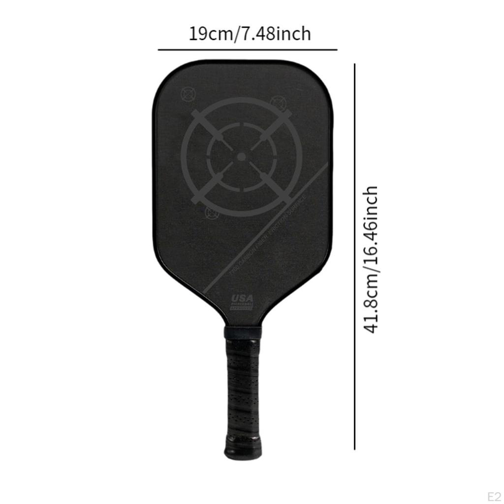 Pickleball Ball Paddle Stylish Portable for Adults Player Indoor and Outdoor