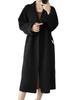 Manteau en laine ample mi-long pour femme, double face en cachemire, Automne/Hiver, style coréen