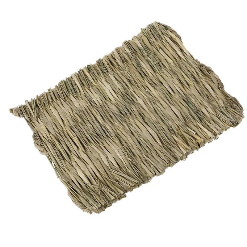 

Natural Rabbit Grass Chew Mat - Comfortable Cage Pad And Nesting Accessory For Pet Bunnies