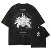 T-shirt a maniche corte Jujutsu Kaisen Anime Lavata Grafica Vintage T-shirt Uomo Donna Cosplay Top Casual Estate