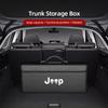 Car Trunk Storage Box Foldable Large Capacity Organizer For Jeep Grand Cherokee Wrangler JK Gladiator Compass Avenger Recon Patr