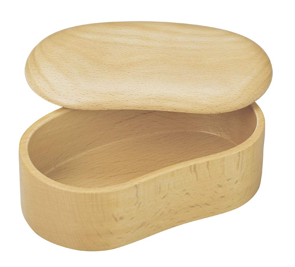 

Ланч-бокс Alphax Bento, Под дерево, 16,2 x 10 x 5,5 см, Бук, Ланч-бокс с вырезанными бобами, 905134