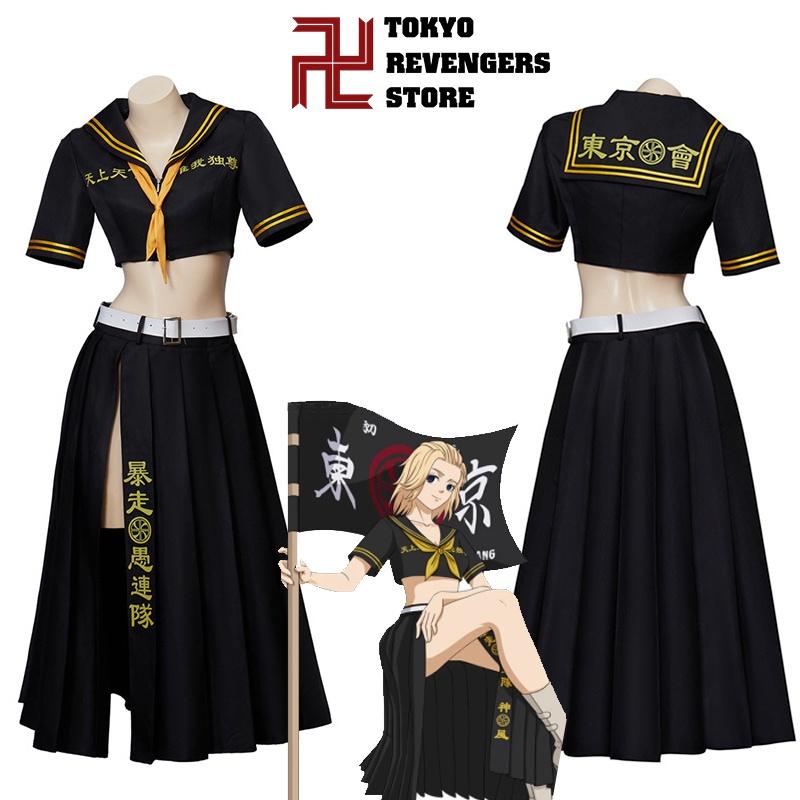 Sano Revengers Tokyo Manjiro Mikey Cosplay Costume Uniform Outfit Carnival Party