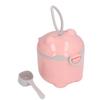 Baby Food Containers Large Pink Safe PP Material Sufficient Capacity Compact Portable Cute Style