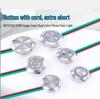 Ultra-Thin 16/19/22MM Metal Button with Light: Self-Reset Tactile Micro-Stroke Momentary Switch.