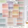 Yuezhen Morandi Color Logo Dot Stickers - Label and Journal Sealing Stickers