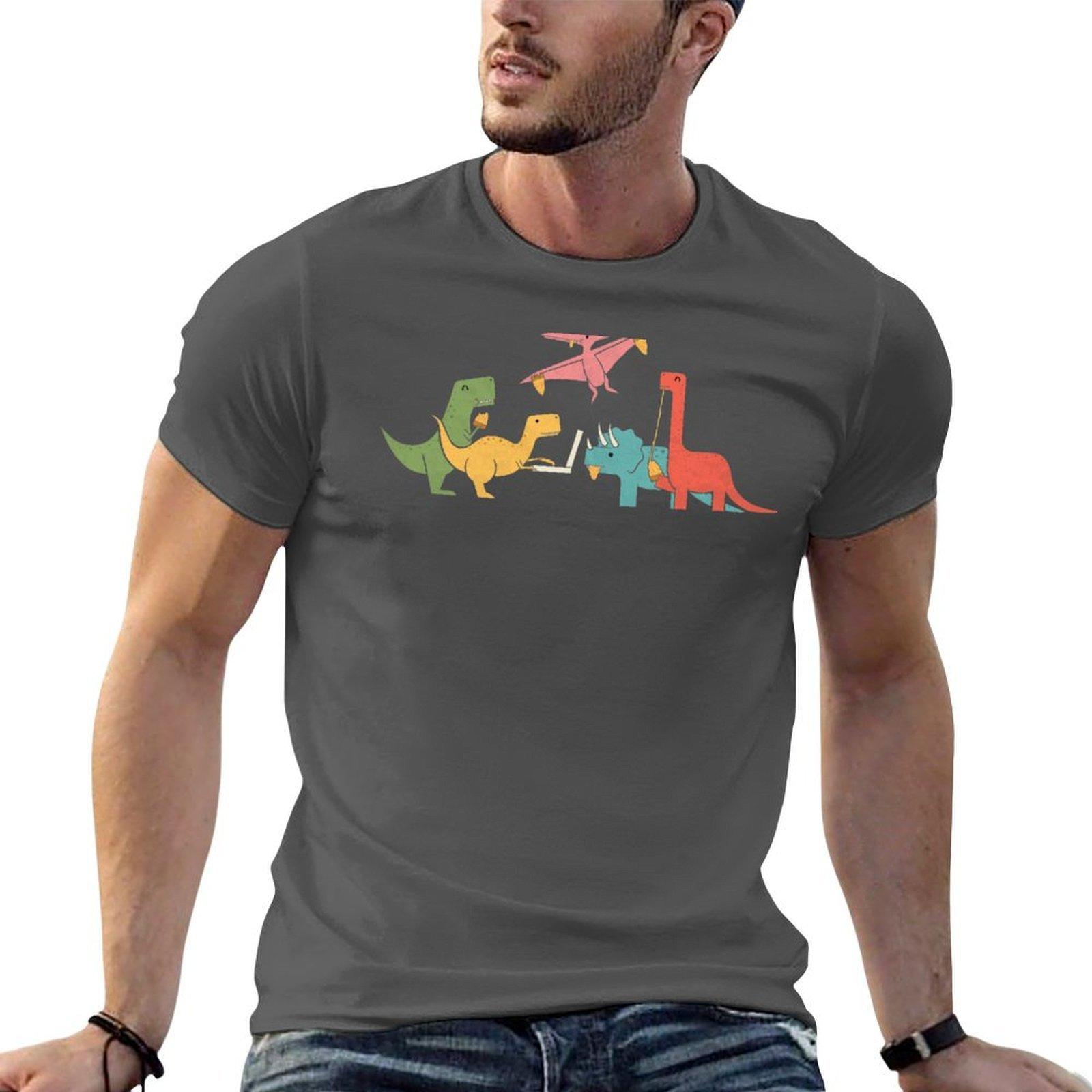 Pizza Dinos TShirt t shirts for man graphic vintage man t shirts graphic TShirt 4XL
