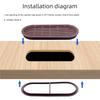 20Pcs Furniture Cabinet Ventilation Decorative Cover Perforated Air Vent Ventilation Grille Wardrobes Fitting Enduring