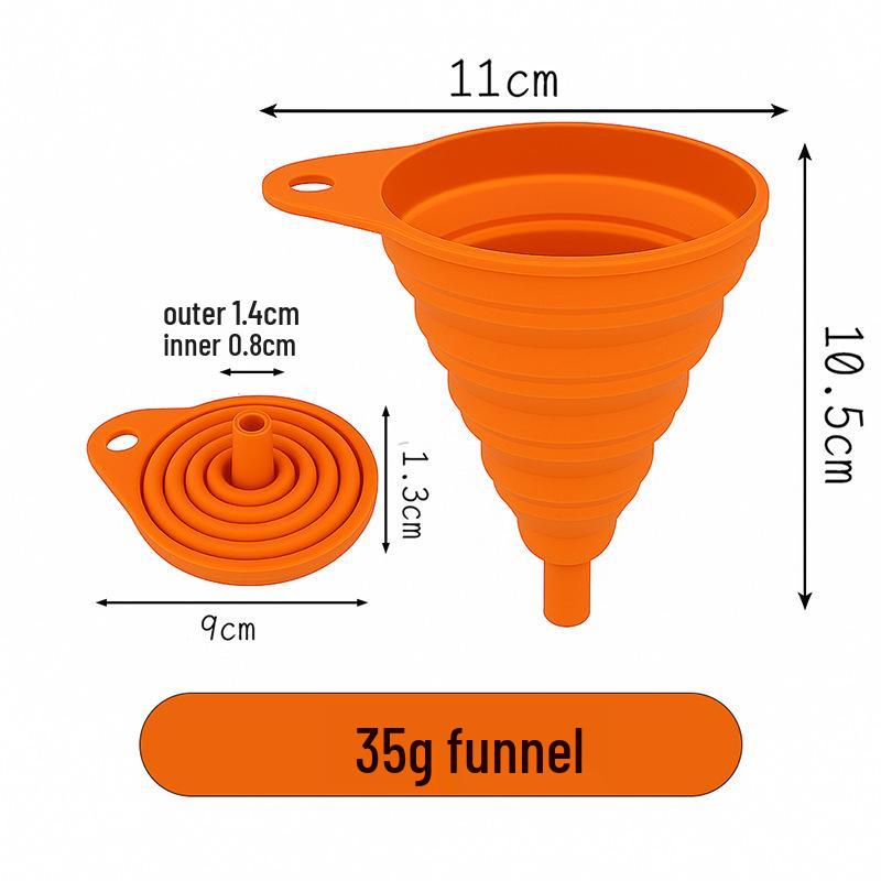 Foldable Food-Grade Oil and Wine Dispensing Funnel