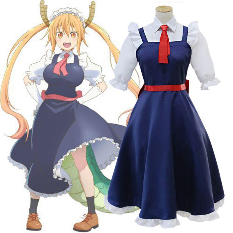 Enchanting Miss Kobayashi's Dragon Maid Tohru Kobayashi Halloween Dress Cosplay Costume For Parties