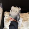 Chain Clip Small Square Bag All-matching Vertical Mobile Phone High-class Dinner Socialite Clutch