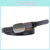 Classic Leather Belt With Alloy Buckle And Slim Design For Women Casual Dresses