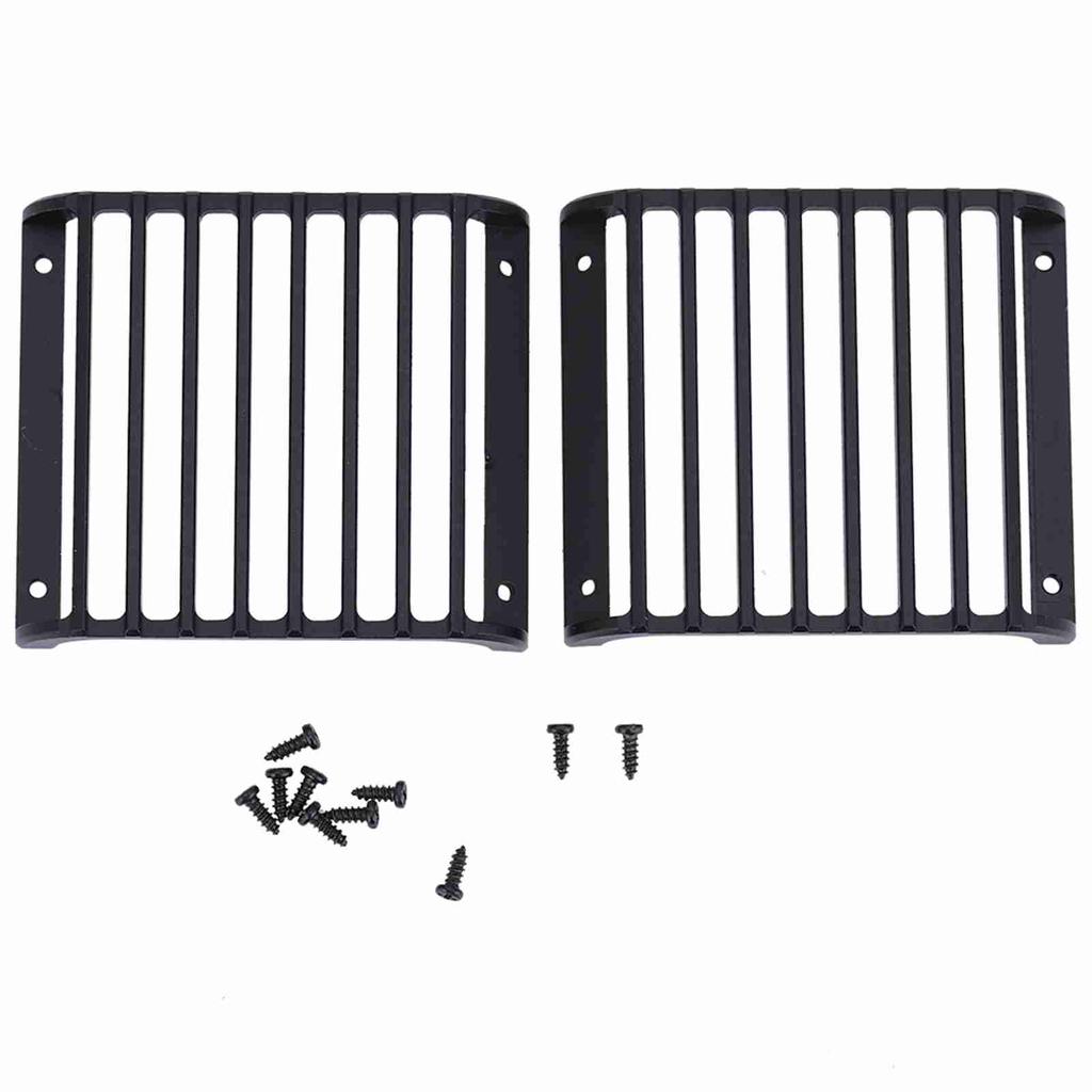 Metall Frontlampenschutz Scheinwerferabdeckung Schutzgitter für Traxxas TRX4 110 RC Crawler Car