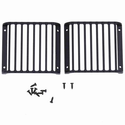 Metal Front Lamp Guards Headlight Cover Guard Grille for Traxxas TRX4 110 RC Crawler Car