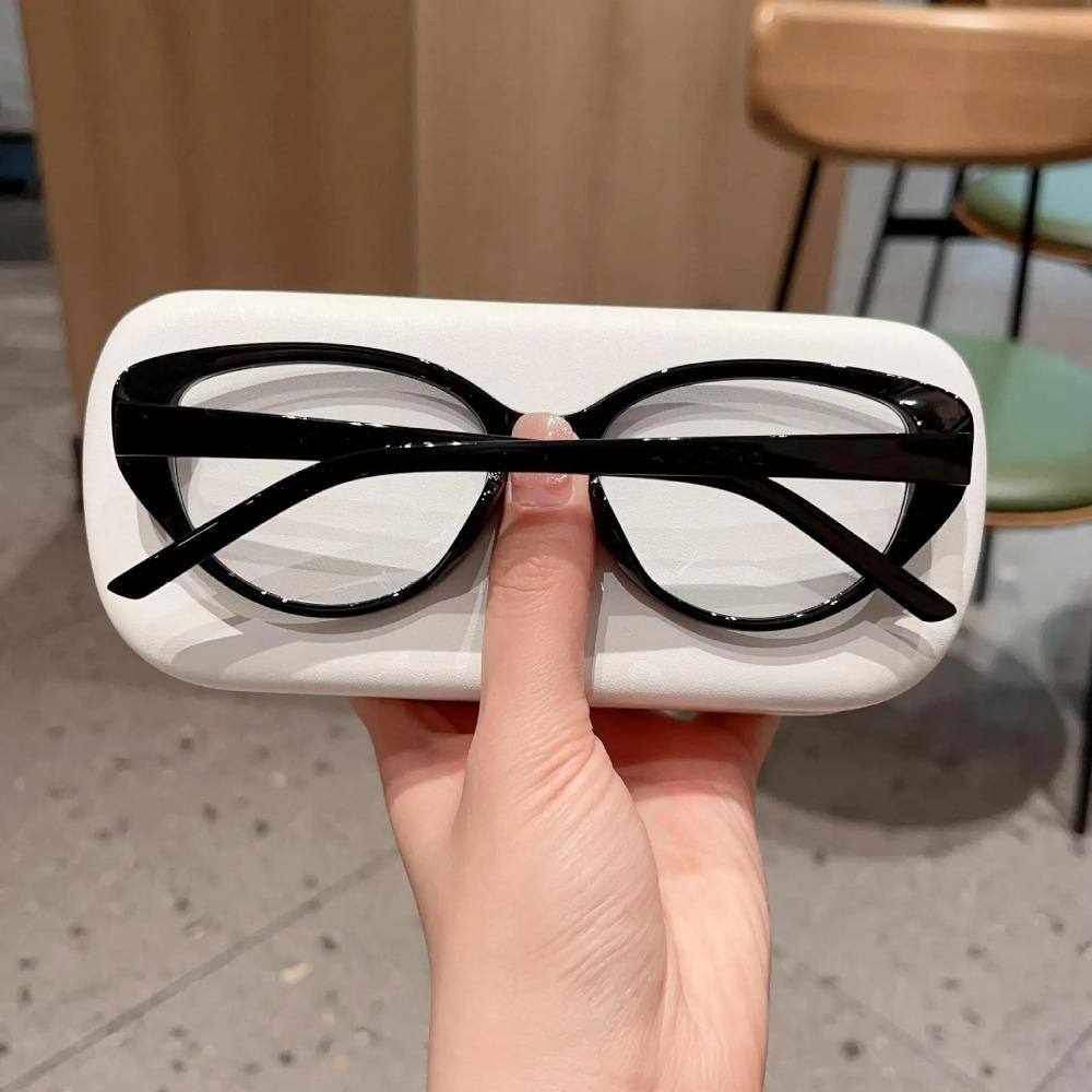 2025 Prescription Glasses New Stylish Cat Eye TR90 Frame For Women Bare Face And Internet Fame, Can Be Equipped With