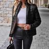 Giacca Corta da Donna in Cotone Autunno/Inverno con Collo Rialzato - Stile Europeo e Americano